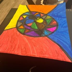 Vibrant Abstract Art Print